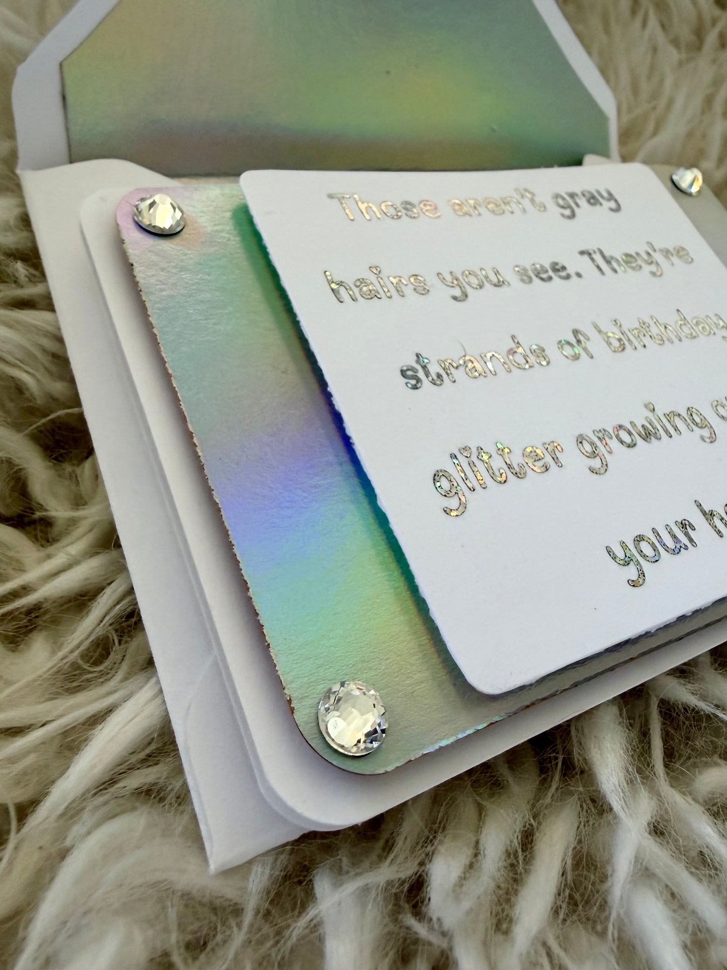 Hot Foil Card Set - Those aren’t gray hairs you see