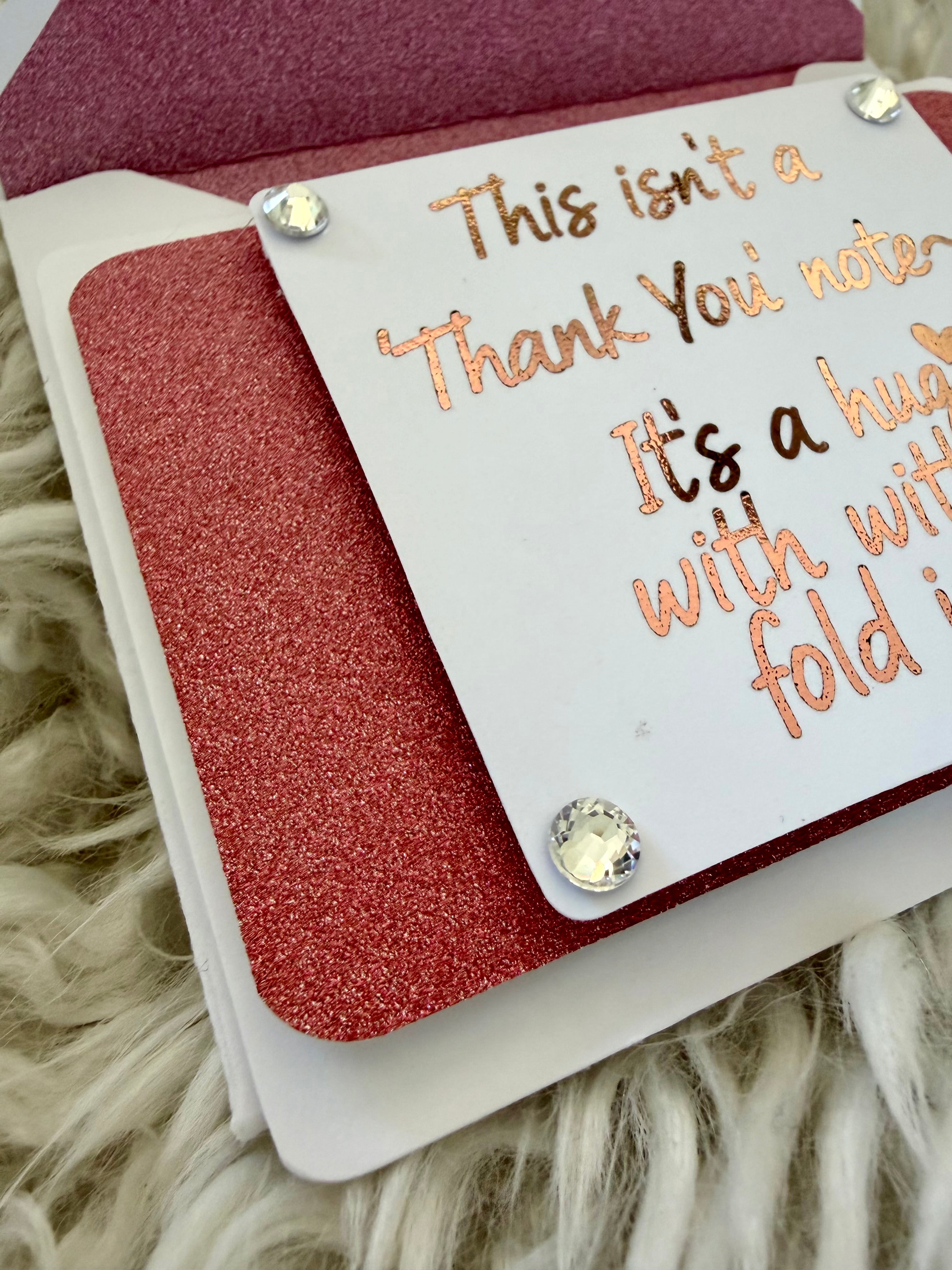 Hot Foil Card Set - This isn’t a thank you note
