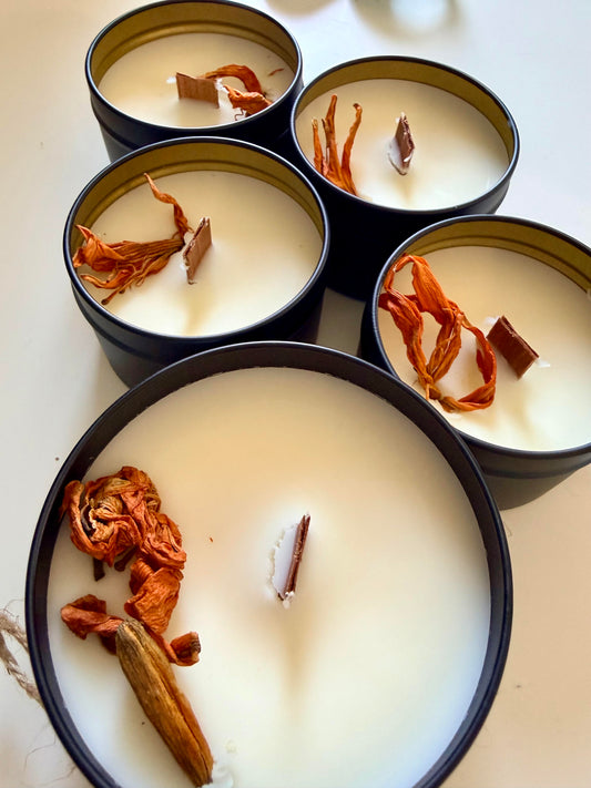 Botanical Wood Wick Candle (4oz)